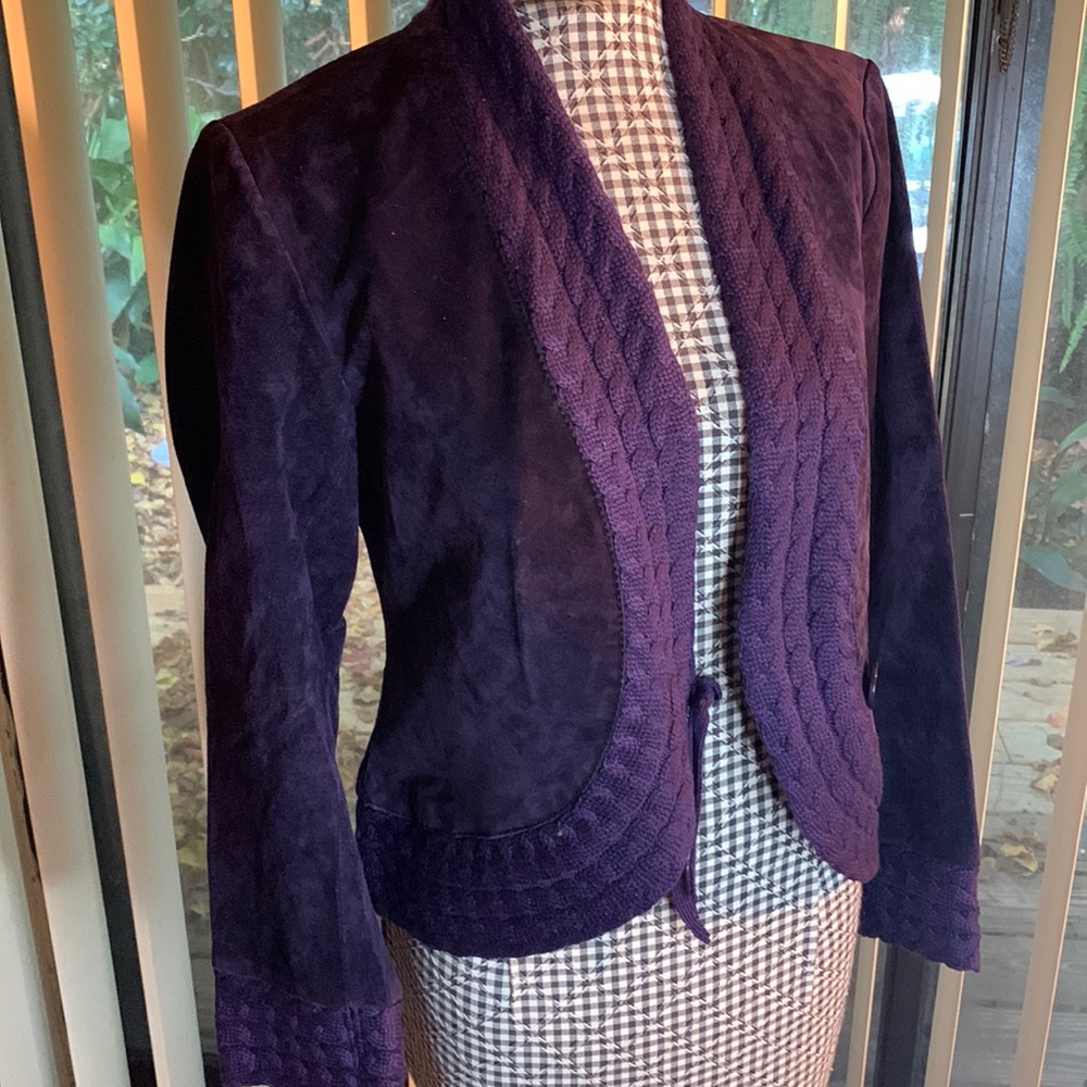 NWT COLDWATER CREEK SUEDE JACKET